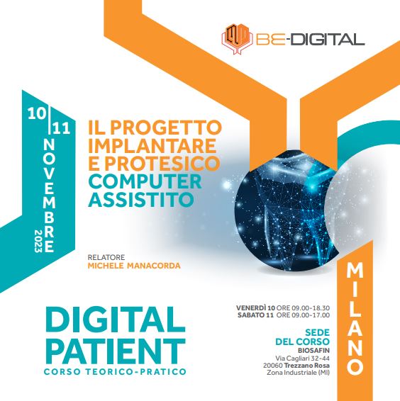 Milano – DIGITAL PATIENT – Corso teorico pratico